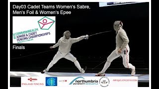 Day03 Commonwealth Junior amp Cadet Fencing Championships 2018  Finals [upl. by Felic]