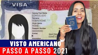 COMO PREENCHER A DS160  PASSO A PASSO COMPLETO  FORMULÁRIO PARA O VISTO AMERICANO 2021 [upl. by Araek]