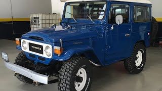 RESTAURACION TOYOTA LAND CRUISER FJ40 1980 AZUL [upl. by Avera]