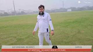 Live Cricket Match  ECP Spartans  No Mercy vs Zappos  16Nov24 1041 AM 35 overs  Individual m [upl. by Calvina]