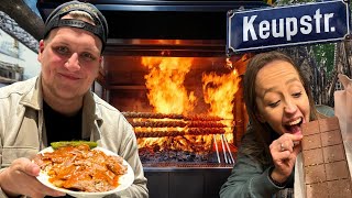 Food Tour  Köln Keupstraße  5€ Döner🔥Dubai Schokolade amp mehr🤯🤩 [upl. by Meara]