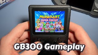 GB300 Gameplay Showcase  30 Games  All included platforms  12 Budget Retro Handheld [upl. by Dnalra]