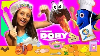 FINDING DORY Likes Our Molten Lava Dessert  Movie Day FUNnel Vision Cooking Recipe ≖ʖ≖ [upl. by Jermain]