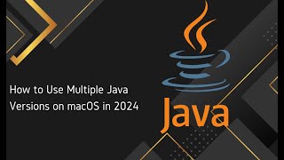 How to Use Multiple Java JDK Versions on macOS in 2024  Java versions  Java in Mac Os [upl. by Erimahs]