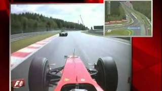 Kimi Raikkonen Onboard Start Spa 2009 [upl. by Hatnamas628]