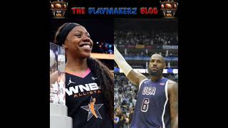 WNBA AllStar Game and Team USA Escapes [upl. by Annaoi]