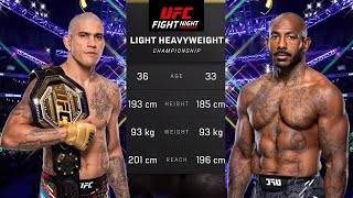 🔴 UFC 307 Alex Pereira vs Khalil Rountree Jr  Full Fight Highlights  Light Heavyweight Title Bout [upl. by Eerrehc]