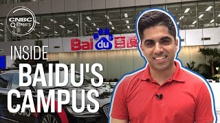 Inside Baidus high tech headquarters in Beijing  CNBC Reports [upl. by Retxed]