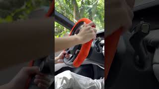 Car Steering Wheel Cover Suede Steering Wheel Steering Accessories Non Slip Car Interior Decoration [upl. by Matias506]