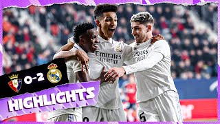 Osasuna 02 Real Madrid  HIGHLIGHTS  LaLiga 202223 [upl. by Shanta]