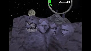 Pilotwings 64 Mount Rushmore Wario secret  Nintendo Switch [upl. by Notgnirrac]