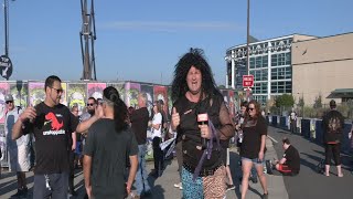 Its a good time  Fans begin arriving at Louisvilles 4day Louder Than Life festival [upl. by Naraa]