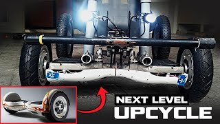 I Turned a Hoverboard into a Go Kart and Heres What Happened [upl. by Salb]