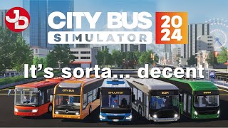 City Bus Simulator 2024 PC Gameplay 1440p 60fps [upl. by Callahan]