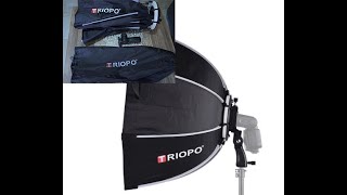 TRIOPO Octagon Softbox with Handle Soft Cloth [upl. by Andie]