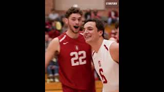 Stanford Mens Volleyball Sweeps 10 Loyola Chicago in Season Opener [upl. by Ettennal]