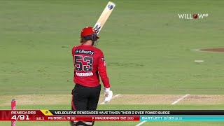 Nic Maddinson 87 runs vs Brisbane Heat 3rd Match  Brisbane Heat vs Melbourne Renegades [upl. by Ylirama]