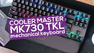 Unboxing the Cooler Master MK730 TKL Mechanical Keyboard [upl. by Merrell]