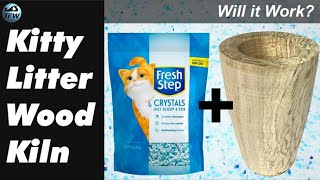 TESTED Green Wood Drying with Silica Gel Kitty Litter [upl. by Scholem958]