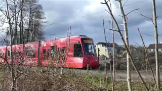 Rheinbahn NF8U U73 an der Wendeschleife Düsseldorf Gerresheim S [upl. by Enowtna]