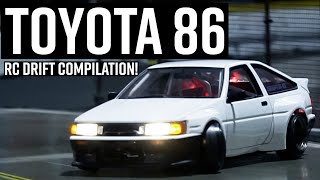 TOYOTA 86 RC DRIFT AE86 GT86 and GR86  86 Day 2023 RC Drift Compilation [upl. by Assina]