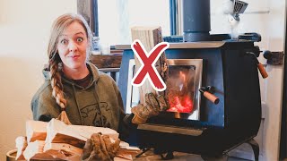 These WOODSTOVE MISTAKES Are Costing You Time amp Money [upl. by Dunham32]