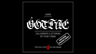 Gothic Calligraphy amp Lettering Video Course Online [upl. by Imij401]