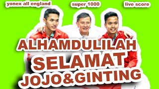 🔴SELAMAT GINTING DAN Jonatan CHRISTIE ALL ENGLAND OPEN BADMINTON 2024 LIVE SCORE [upl. by Ellenohs]