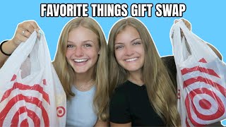 Favorite Things Target Gift Swap TikTok Challenge  Jacy and Kacy [upl. by Melicent140]