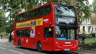 London Buses  Route 32  Edgware to Kilburn Park [upl. by Cohby]