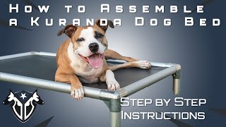 How To Put A Kuranda The Best Dog Bed Together  Complete Canine Training [upl. by Cinimmod]