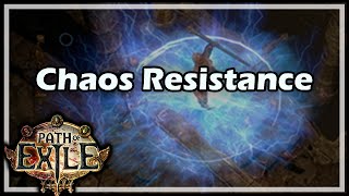 Path of Exile Chaos Resistance [upl. by Nyvets]