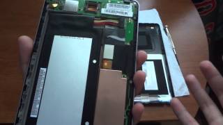 Google Nexus 7 How to Fix Black Screen  Loose Battery [upl. by Christianity203]