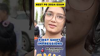 “NEETPG 2024 Exam Day Aspirants Share First Impressions amp Paper Difficulty Analysis” [upl. by Rama914]