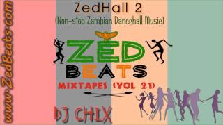 ZedBeats Mixtapes Vol 21  ZedHall 2 NonStop Zambian Dancehall Music [upl. by Dhu700]