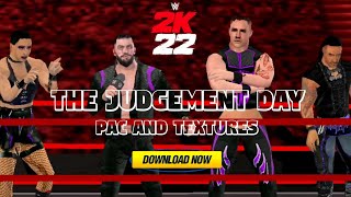 WWE2K22THE JUDGEMENT DAY PAC AND TEXTURES DOWNLOAD NOW FOR SVR11 MOD [upl. by Pontone]