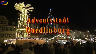 Adventsstadt Quedlinburg 2023 mit Weihnachtsmarkt [upl. by Dobson236]