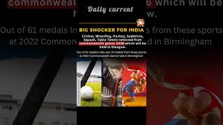 Commonwealth games 2026  some games are removed  shocking news for India [upl. by Yak]