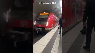 OffenbachOst Einfahrt RB430S9➡️HanauHbf sbahn br430 shorts [upl. by Norri]