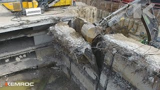 Highly Efficient Demolition Using KEMROC CampB Technology [upl. by Acimak]