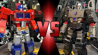 Megatron Robosen VS Optimus Prime  ROBOT DEATH BATTLE [upl. by Suissac]