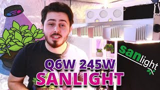 🔥 Présentation de la lampe LED Horticole Q6W 245W de Sanlight pour ta culture en intérieur  🌟 [upl. by Malvin49]