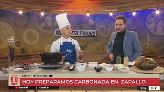 Carbonada en zapallo  Azafrán Escuela Gastronómica en CiudadU parte 1 [upl. by Sarat]