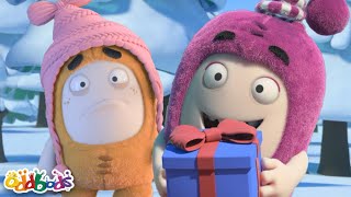 The Great Gift Giving  Oddbods  Christmas Cartoons for Kids [upl. by Hadias821]