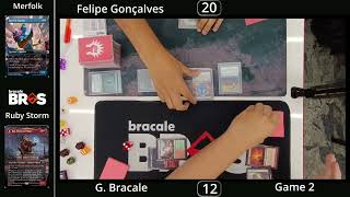 Ruby Storm G Bracale vs Merfolk Felipe Gonçalves  Mont Modern CLM 5° Stage Double Points [upl. by Park]