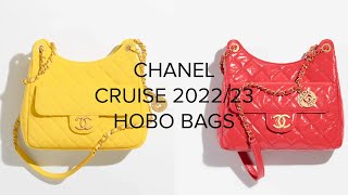 CHANEL CRUISE COLLECTION 202223 ❤️ CHANEL HOBO BAGS [upl. by Virgina]