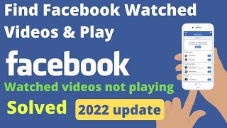 How to watch Facebook Watched Videos  How to Find and Replay quotRecently Watched Videos on Facebookquot [upl. by Enylecoj]