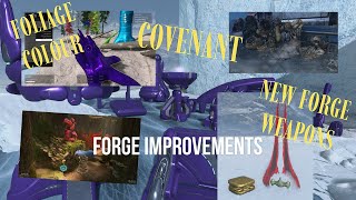 New forge weapons Covenant objects folliage colours and mode scripting  Halo Infinite Forge [upl. by Desiree]