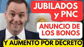 🛑 ANUNCIOS MILEI❗️BONOS ENERO y FEBRERO  AUMENTO POR DECRETO a JUBILADOS y Pensionados PNC de ANSES [upl. by Kuehnel]