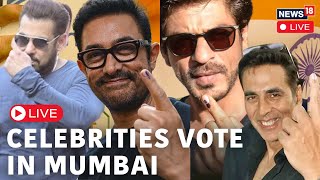 LIVE  Maharashtra Elections 2024  Celebrities Cast Their Vote  Salman Khan  Shahrukh Khan  N18L [upl. by Kappenne]